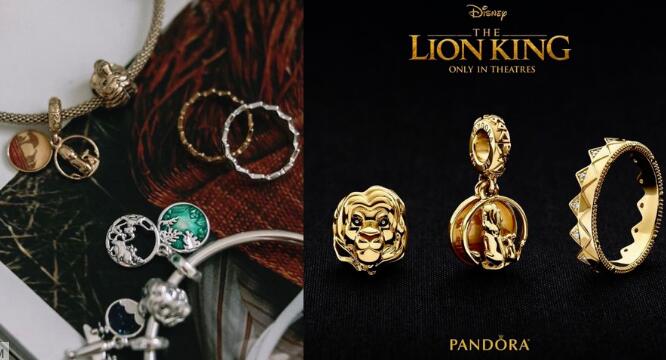 PANDORA 迪士尼联名又一波！狮子王系列霸气又时髦串起勇气和友情的手环、项链、戒指赶快买起来 美美日记,meimeiriji.com