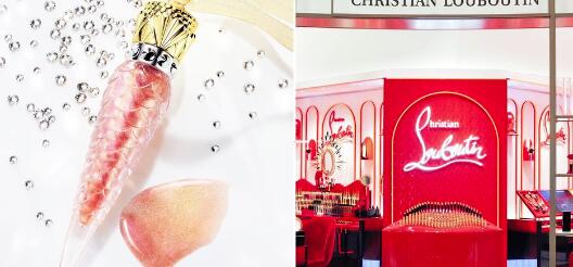 霸气唇膏！红底鞋王Christian Louboutin，必买绝美透明鞋跟管身口红+眼线完整试色 美美日记,meimeiriji.com