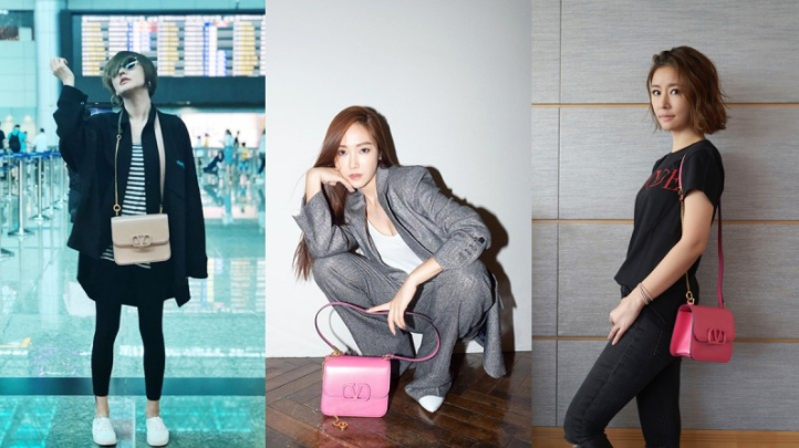 Jessica、林心如、小S最近都在迷的包包就是它！VALENTINO全新VSLING手袋，蜜桃粉、玫瑰粉全都美得太生火 美美日记,meimeiriji.com