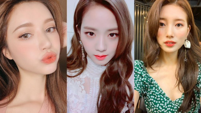 接上2019秋冬彩妆趋势，学Blackpink Jisoo、秀智、潮模朴韶拉自带仙气「橘子色妆容」，亲民日常超实搭！ 美美日记,meimeiriji.com