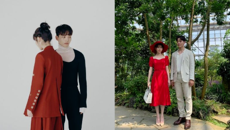 这对满灿CP我可以！IU、吕珍九经典黑白配、典雅复古风的情侣穿搭请笔记 美美日记,meimeiriji.com