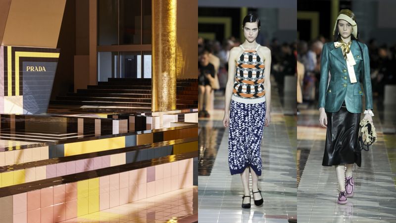 Prada 接力米兰时装周，复古、典雅、简约、率真，风格大检测，看看妳是哪种类型的女人？ 美美日记,meimeiriji.com