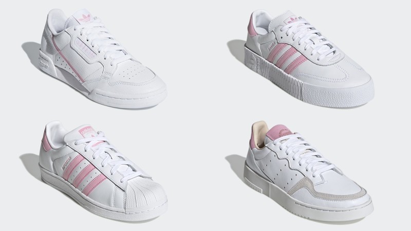 是少女难档的粉色系！adidas Originals热卖的Home of Classics系列再推出全新鞋款、配色 美美日记,meimeiriji.com