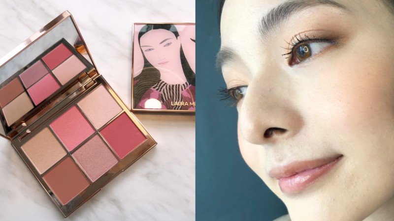 【2019圣诞彩妆】LAURA MERCIER也加入6色颊彩盘战局！最热卖的#Ginger奶油蜜桃色腮红也在里面 美美日记,meimeiriji.com