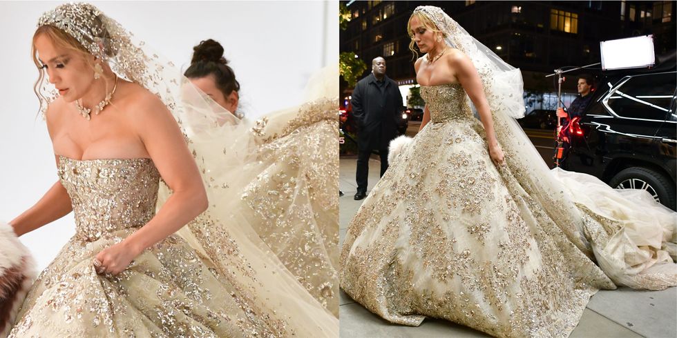 000-1571214384.jpg JLo.穿华丽白纱现身纽约街头引来骚动!背后的原因其实是..... 美美日记,meimeiriji.com