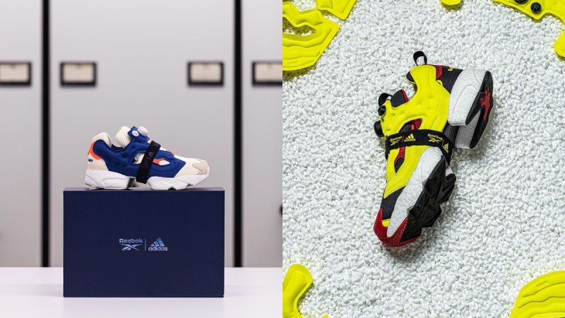 两大巨头一起联手！Reebok X adidas推出全新Instapump Fury Boost ™ 美美日记,meimeiriji.com