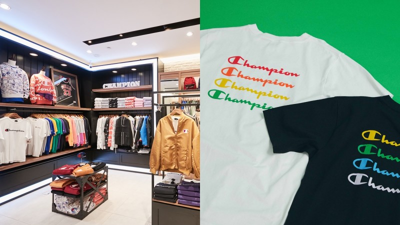 商品系列最齐全！Champion形象概念店进驻台北101，还有限定版彩红短TEE 美美日记,meimeiriji.com