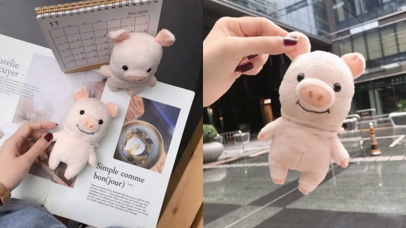 冬天最佳疗愈小物！毛绒绒的「粉红猪AirPods保护套」狂喷少女心，充电位置好害羞～ 美美日记,meimeiriji.com