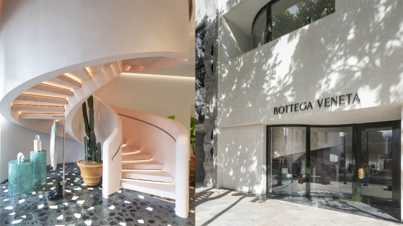 BOTTEGA VENETA迈阿密首家专门店也太美！从空间、色彩、光线都以绝佳美学品味展现品牌的新颖面貌！ 美美日记,meimeiriji.com