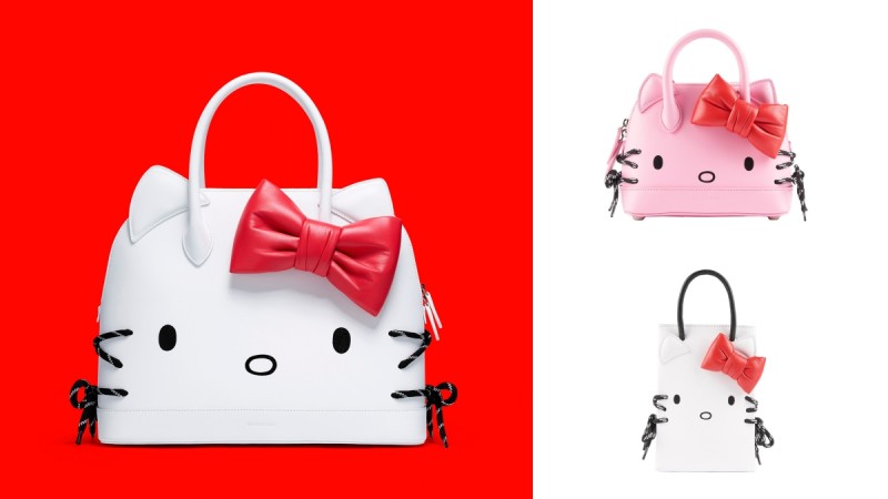 5E16B27C1FB811578545788.jpeg BALENCIAGA的Hello Kitty包即将开卖啦!立体的Q弹蝴蝶结实在好萌啊 美美日记,meimeiriji.com