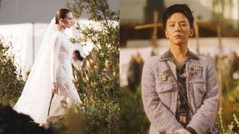 G-Dragon回归后的首场时装秀！Chanel香奈儿以气质满分的新娘礼服划下2020春夏高订尾声 美美日记,meimeiriji.com