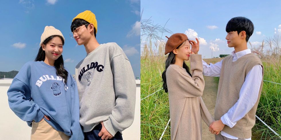 情人节约会这样穿！超甜蜜情侣穿搭守则不同款也能轻松穿出CP感～ 美美日记,meimeiriji.com