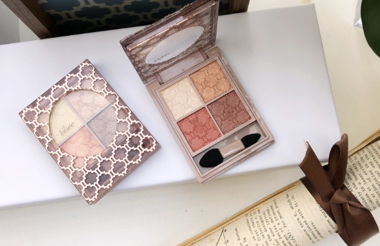 Visee最经典的晶缎光漾眼影盒全新升级「晶缎璃花眼影盒」，#RD6干燥玫瑰x夕阳橘配色简直美炸 美美日记,meimeiriji.com