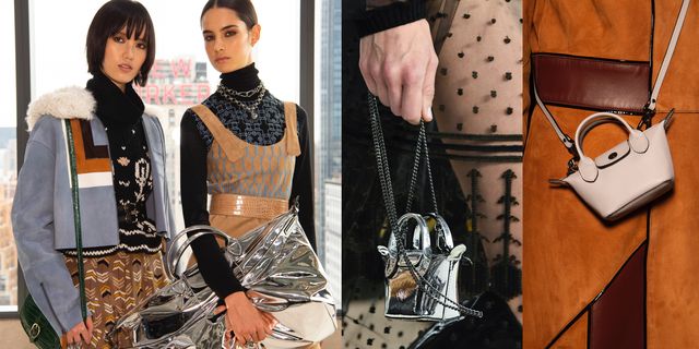 【纽约时装周】Longchamp ﻿2020 秋冬大秀把经典折叠包时髦升级！放大版和迷你链带包都超可爱 美美日记,meimeiriji.com