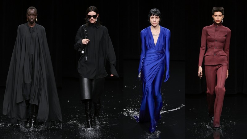 02.jpeg 2020秋冬巴黎时装周|BALENCIAGA头三排座位被淹没,模特儿涉水走秀,手拎千禧年爆款「机车包」!跟上配件文艺复兴风潮~ 美美日记,meimeiriji.com