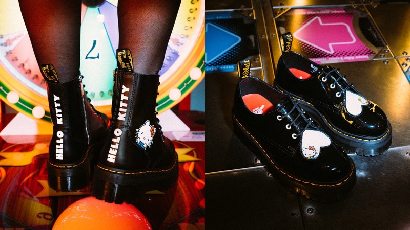 03.jpeg 硬派女孩也会融化!Dr. Martens X Hello Kitty打造又帅又可爱的联名马汀鞋款,3月全球同步上市 美美日记,meimeiriji.com