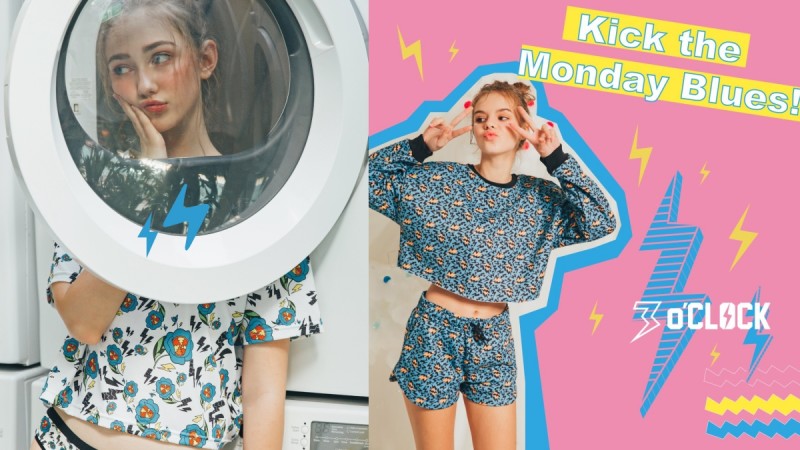 少女心家居服3 o'CLOCK新开张！防疫期「闺蜜睡衣趴」就要穿成小可爱～ 美美日记,meimeiriji.com