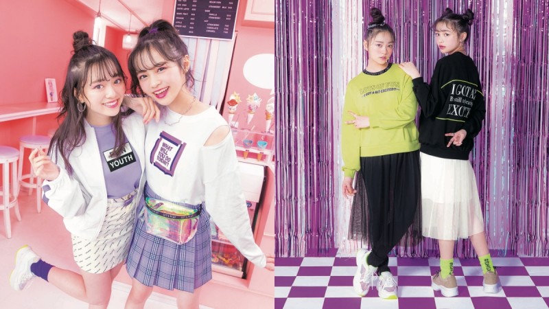 GU少女装支线登台！薰衣草紫配黑白，又潮又可爱，重点是160公分以下的女孩都能穿～ 美美日记,meimeiriji.com