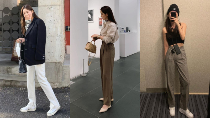 牛仔裤穿腻了看这！各种款式「西装裤」绝对值得入手，百搭程度不输其他裤款！ 美美日记,meimeiriji.com