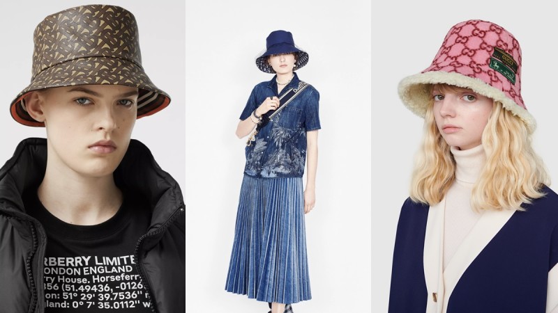 2020春夏大势配件「老花渔夫帽」！Louis Vuitton经典、Dior气质、Burberry前卫、Gucci复古、MLB时髦...哪一款深得你心 美美日记,meimeiriji.com