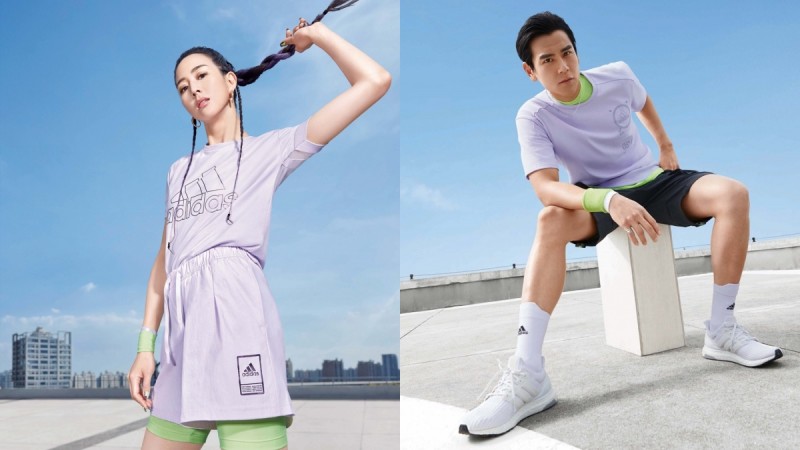 紫色控必看！「薰衣草紫」又仙又能提亮肤色，看张钧宁、彭于晏的adidas紫色系列穿搭示范 美美日记,meimeiriji.com