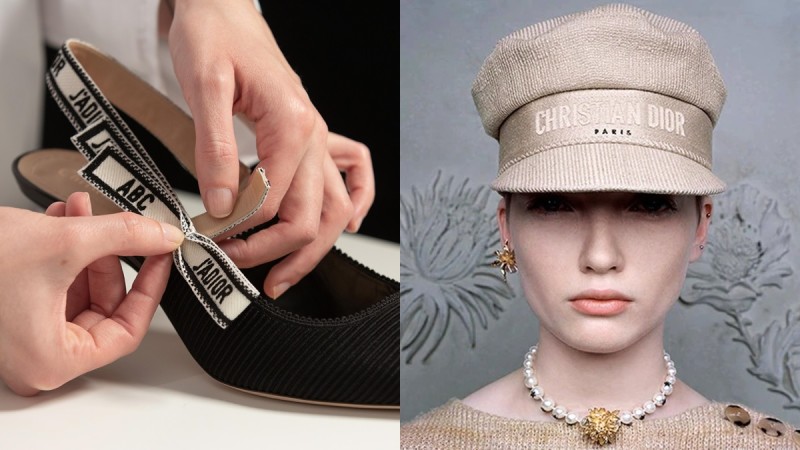 Dior ABCDior订制服务更加完整！不只马鞍包、Lady D-Lite，现在J'adior缎带鞋和报童帽也能打造专属风格 美美日记,meimeiriji.com