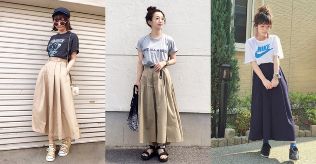 原来「伞裙」这么厉害！梨形、蜜大腿、假胯宽都能轻松修饰，三种款式这样搭！ 美美日记,meimeiriji.com