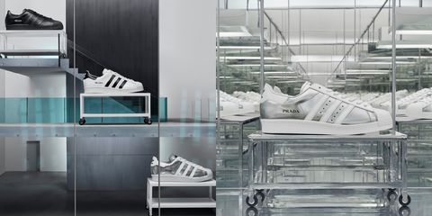 Prada for adidas 第二波联名球鞋时髦台湾上市啦！三款Superstar 球鞋太帅气开卖日期球鞋控必须笔记 美美日记,meimeiriji.com