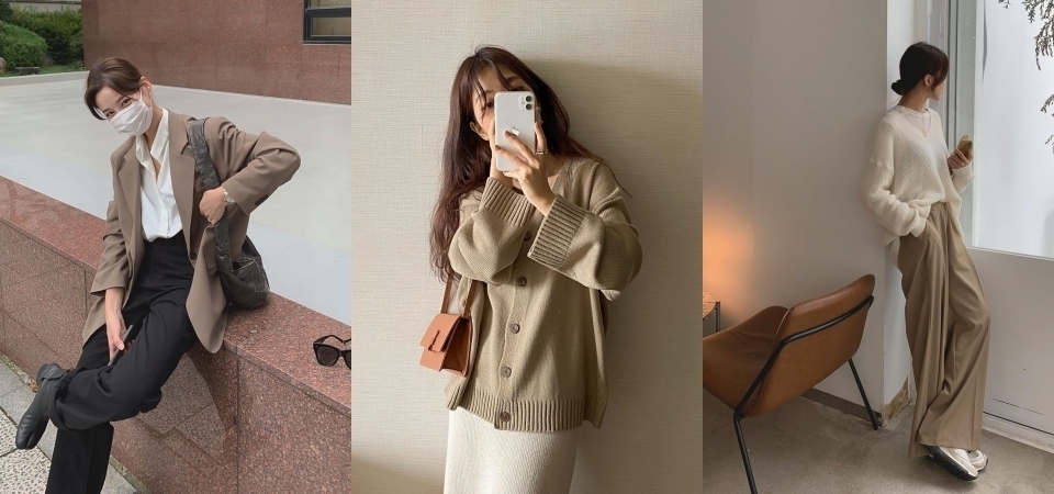 入秋换季必备！用「拿铁色穿搭」迎接温柔天气，让妳举手投足都能够知性优雅！ 美美日记,meimeiriji.com