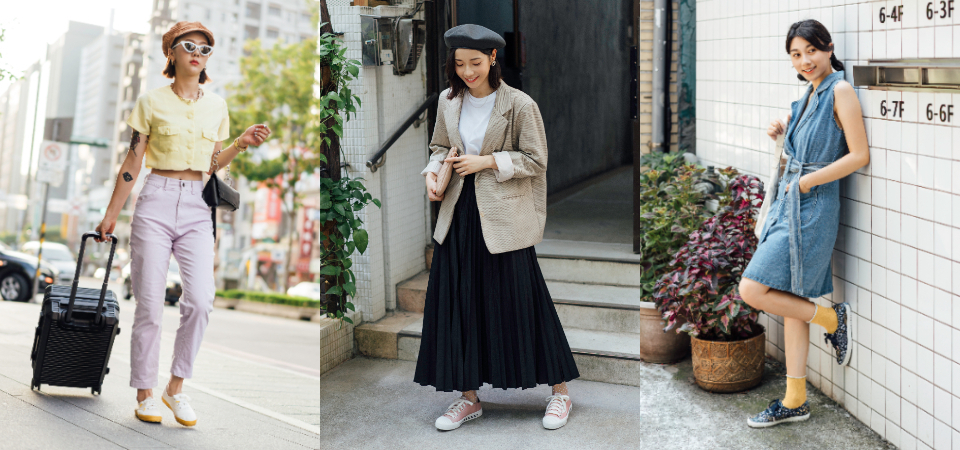 挑选OOTD 是重要仪式，帆布鞋3 种「情境穿搭」教学，上班、出游、约会都不能将就！ 美美日记,meimeiriji.com