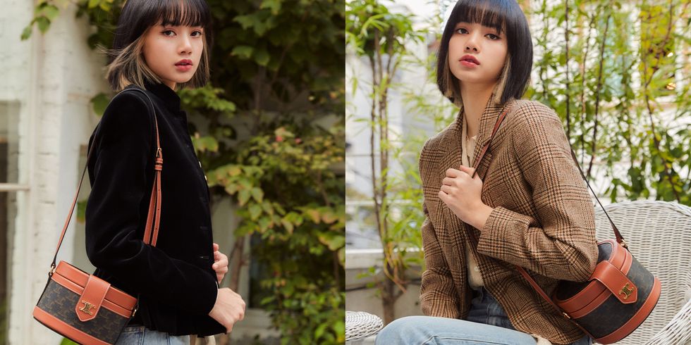 BLACKPINK LISA 同款CELINE 老花圆盒包成热搜！「硬挺轮廓＋翻盖设计」复古又有型 美美日记,meimeiriji.com