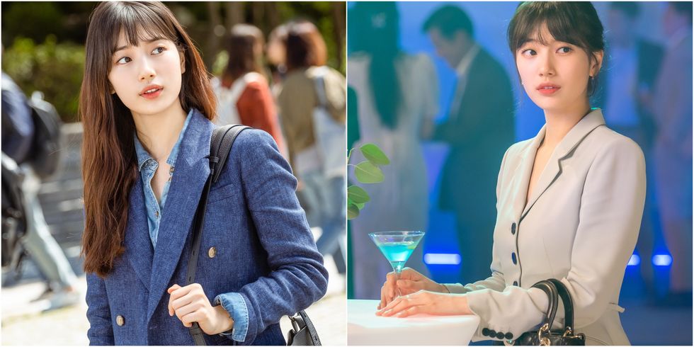 秀智《Start Up》西装外套穿搭为何不穿黑色、选深蓝色？跟「国民初恋」学西装外套变温柔6大秘诀 美美日记,meimeiriji.com