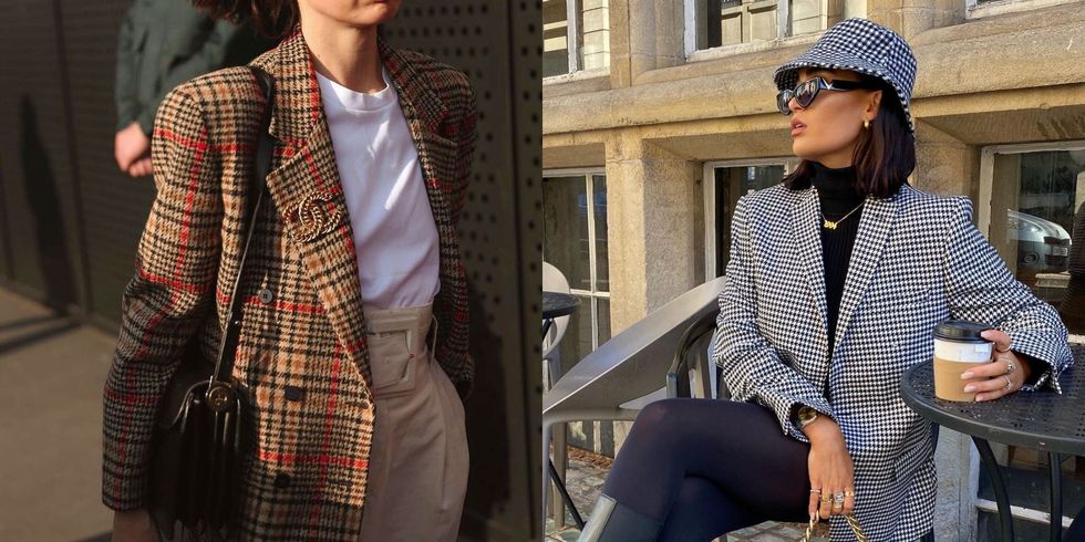 十件格纹西装外套推荐！苏格兰纹、千鸟格用经典格纹轻松穿出秋冬高质感 美美日记,meimeiriji.com