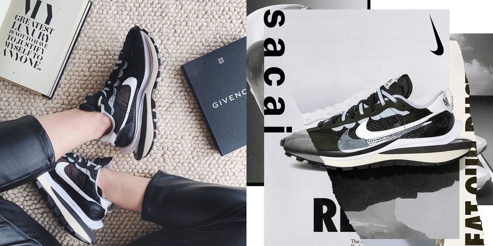 Nike X sacai 联名解构鞋开箱！「解构拼接＋双重LOGO」这双VaporWaffle 时尚迷和球鞋控都抢着收藏 美美日记,meimeiriji.com
