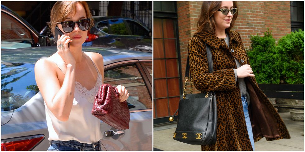时髦穿搭真的不需要靠爆款！达珂塔强生专挑冷门包收藏！Dakota Johnson挑选小众包款的5大秘诀一次看 美美日记,meimeiriji.com