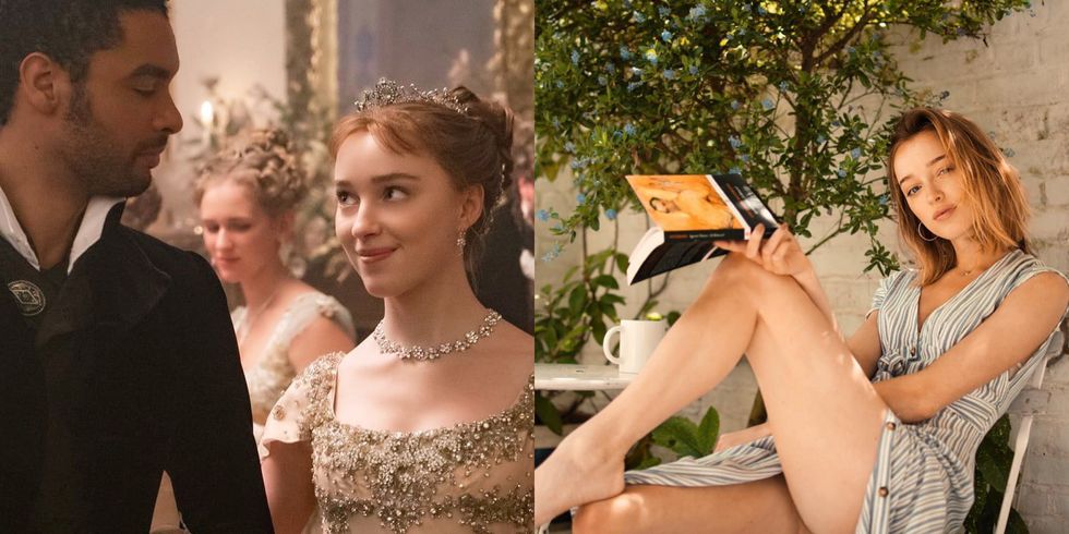 Netflix《柏捷顿家族》女主角Phoebe Dynevor 戏里美到戏外！剧中古装贵族造型到时装私服穿搭风格解析 美美日记,meimeiriji.com