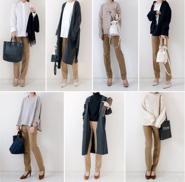 学习日本女生「上班一周穿搭」!用Uniqlo、Zara 小资单品重复混搭,基本款就能穿出好品味! 美美日记,meimeiriji.com