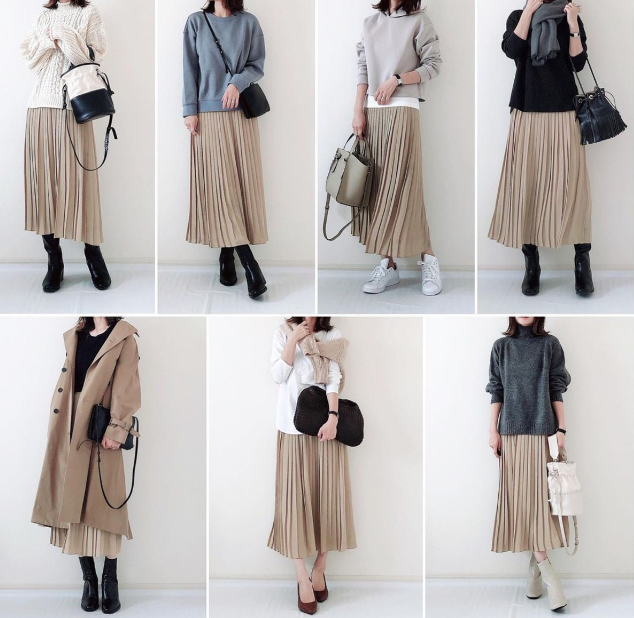 学习日本女生「上班一周穿搭」!用Uniqlo、Zara 小资单品重复混搭,基本款就能穿出好品味! 美美日记,meimeiriji.com