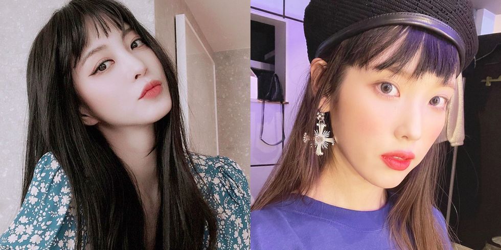 可盐可甜韩系「眉上浏海」这样剪！修饰圆脸、高额头，IU、李圣经都剪这一款～ 美美日记,meimeiriji.com