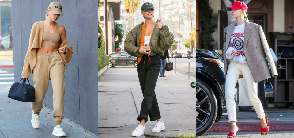 不败单品「老帽」百搭得不像话，Hailey Bieber 的老帽休闲、正装搭配术，收个千百顶绝对值得！ 美美日记,meimeiriji.com