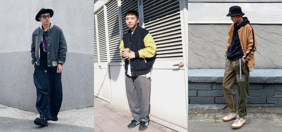 「棒球外套」不一定要搭得很美式，日系休闲、微熟大人感也都行！男生们把握微凉的天气帅起来！ 美美日记,meimeiriji.com