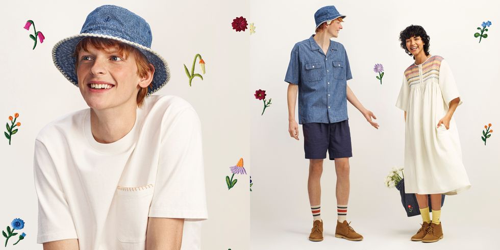 UNIQLO X JW ANDERSON联名开卖必须抢！刺绣T恤、渔夫帽、棒球帽...商品到价格全部清新又可爱都是夏天百搭款 美美日记,meimeiriji.com