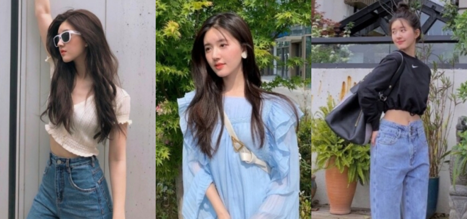 清新好感的春夏穿搭范本！向《长歌行》女主角「赵露思」取经，碎花洋装、高腰牛仔裤都是神单品！ 美美日记,meimeiriji.com