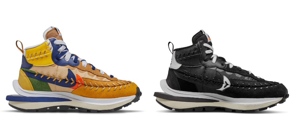Nike、sacai 再度联手！与法国时装大师Jean Paul Gaultier 三方联名，解构与编织的完美融合！ 美美日记,meimeiriji.com