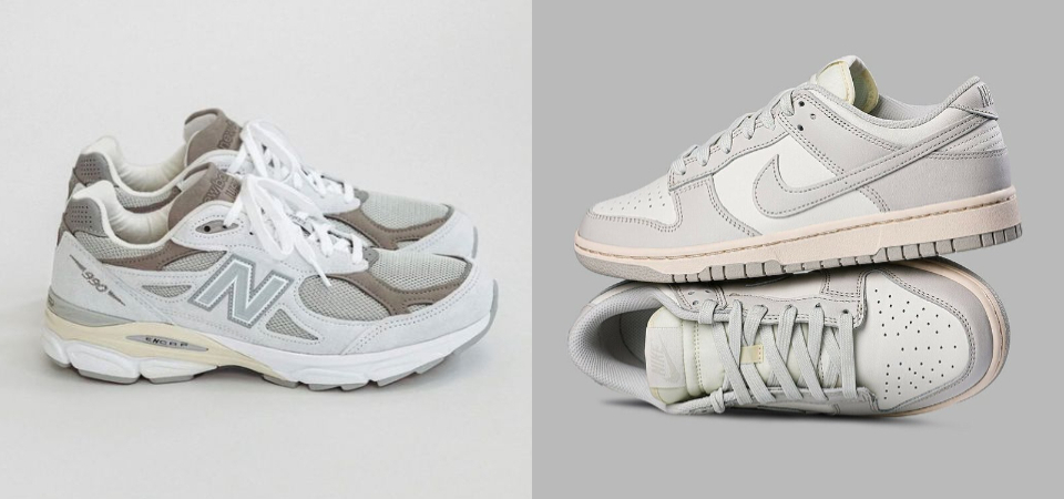 2022「灰白球鞋」推荐！NB 990、Nike Dunk Low ⋯ 简约、低调又质感！ 美美日记,meimeiriji.com